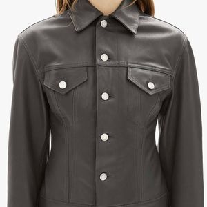 Helmet Lang leather jacket